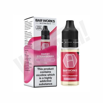 Bar Works Nic Salts - Sweet Strawberry